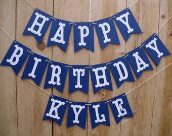 happy birthday banner personalized etsy