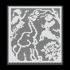 My Elephant Friend and his fairies ~ PDF Filet Crochet Pattern