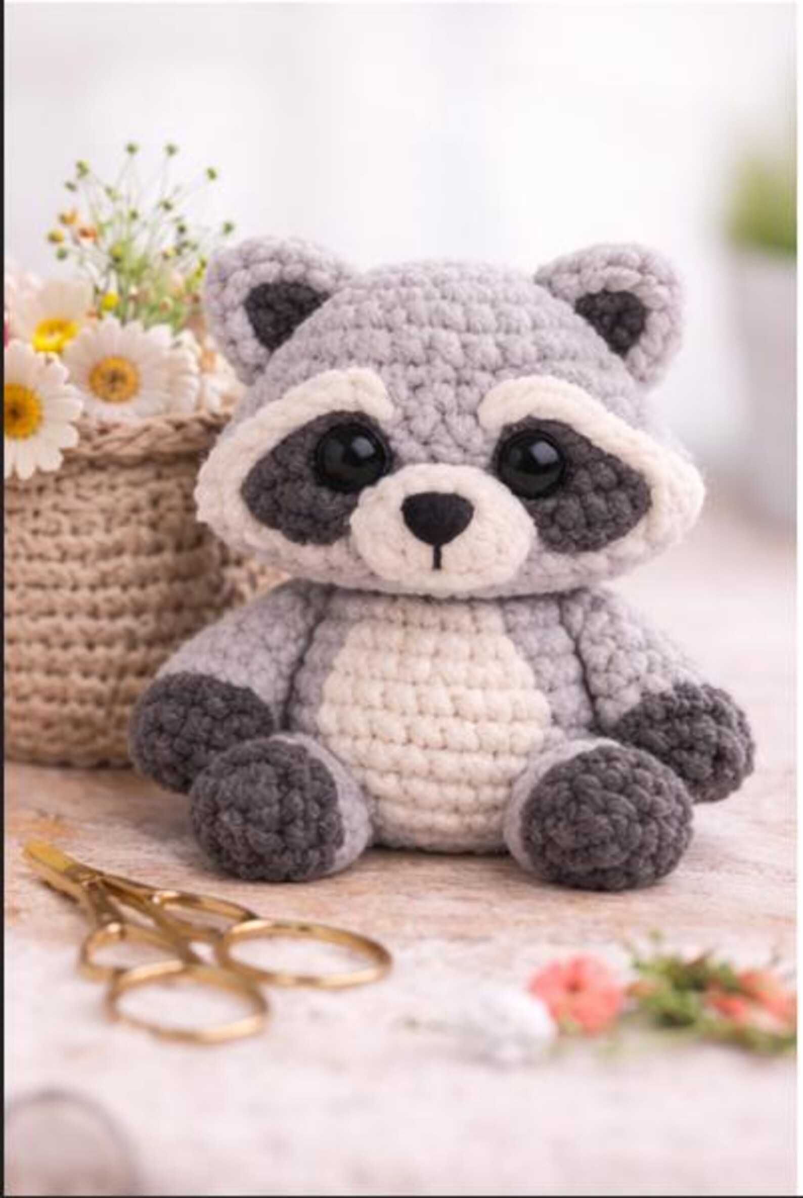 Sploot Pattern Crochet Raccoon Pattern, Sploot Series, Low Sew Amigurumi Toy - Etsy