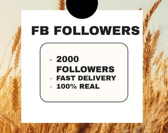 Promoción de 2000 seguidores en Facebook / Interacción orgánica / Estrategia de marketing en redes sociales