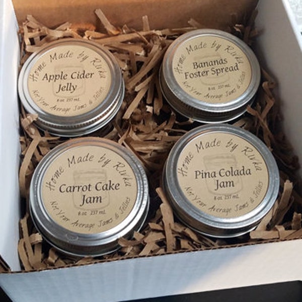 Specialty Themed  Box Gift Set - Sampler Jars of our Unique Favorites - Gift Set - New Hampshire Made - Locally Sourced - Gift Boxes - Jam -