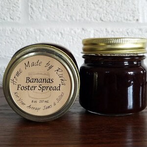 Bananas Foster Spread in 8 oz - With Roots in the South;  This Spread Keeps an Old Classic New