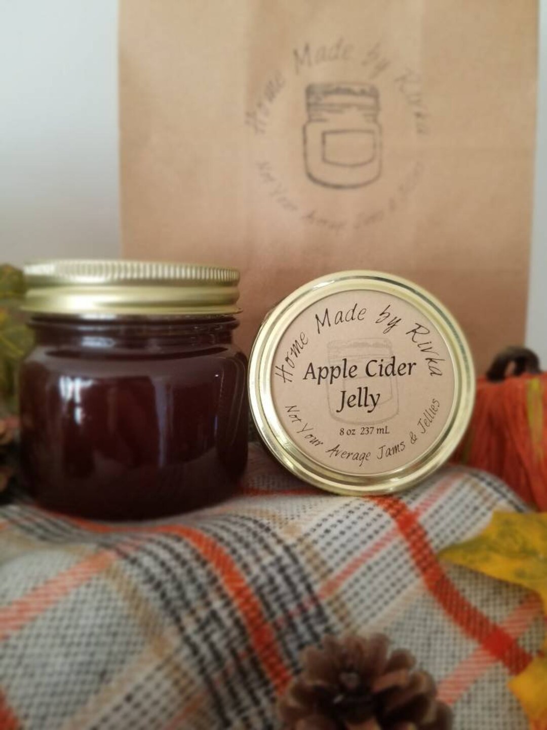 Apple Cider Jelly in 8 Oz All the Comforting Flavors of a Homemade