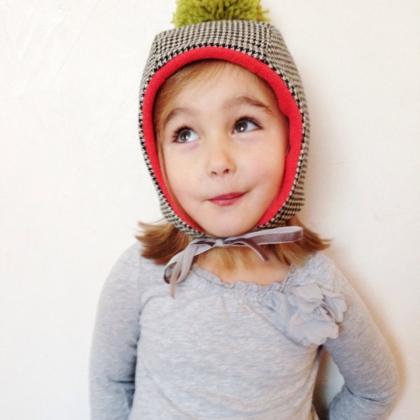 Wee Wool Bonnet for Baby, Toddler and Kids - Made to Order