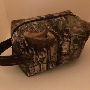 Mans toiletries bag and soap pouch set