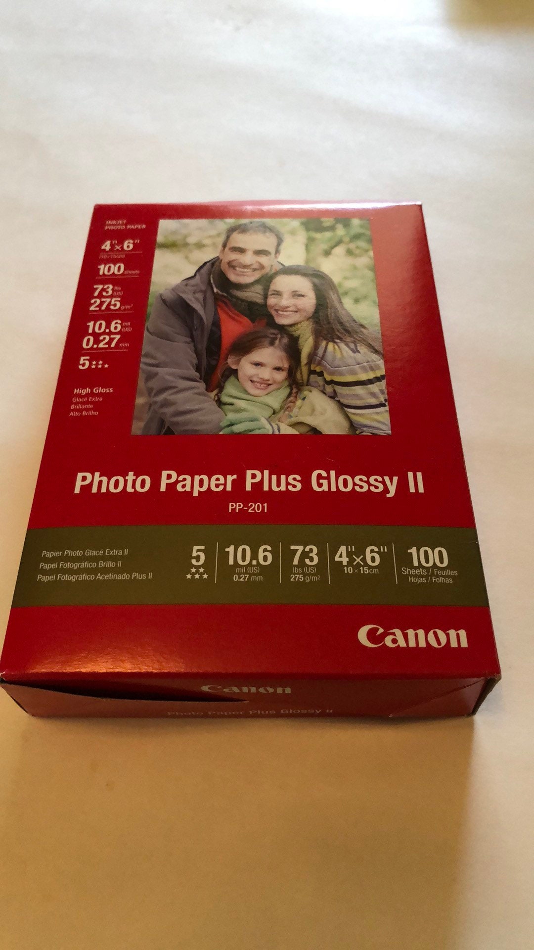Canon Glossy Photo Paper 4x6 100 Sheets Etsy