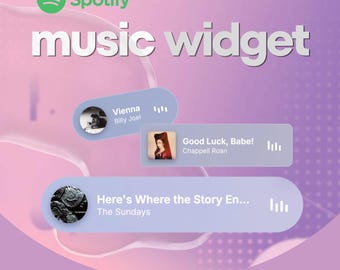 Now Playing Music Widget OBS, StreamElements Twitch YouTube Kick TikTok, Frosted Glass Spotify Last.fm, Stream Song Overlay