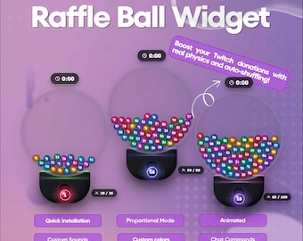 Twitch-loterijwidget voor StreamElements, interactieve subathon-weggeeftool, streamer en VTuber-loterij, custom Twitch-viewergame