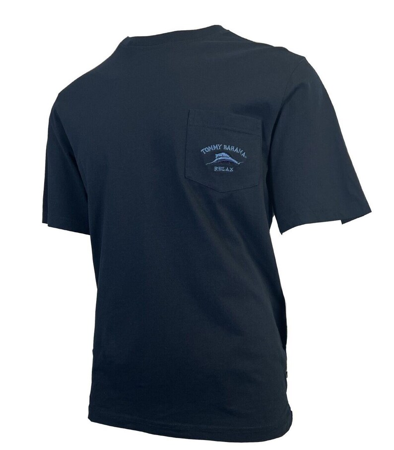 Tommy Bahama Men's Blue Note T-Shirt Relax Crew Neck Bali Skyline Tee (S19) Gift image 2