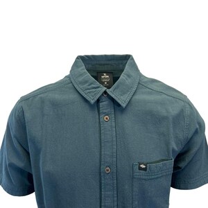 Rip Curl Herr Svart & Furu Nattskjorta Classic Surf Washed S/S (S15 - S16) Gåva bild 8