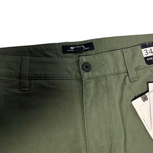 Pantalón Rip Curl para hombre, negro - verde oliva oscuro, estilo chino clásico de surf elástico (S01), (S02) Regalo imagen 5