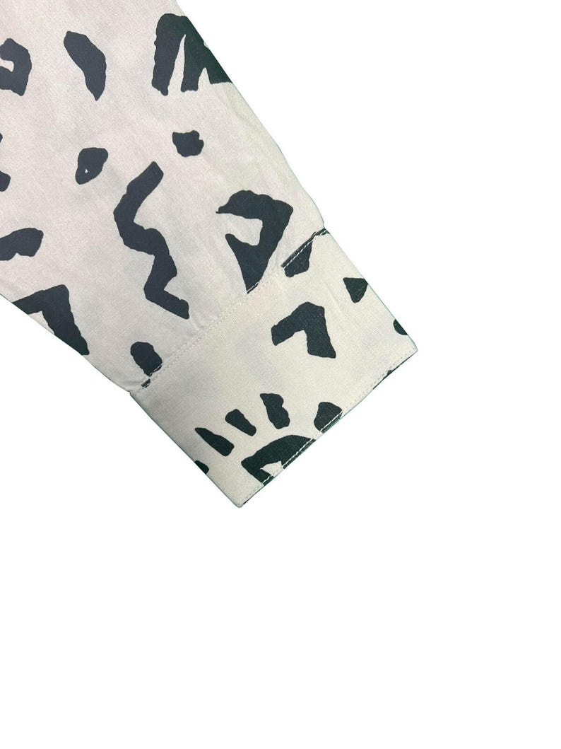 Camicia da donna Rip Curl color bianco sporco con stampa all-over "The Search" a maniche lunghe (S02) - Regalo immagine 5