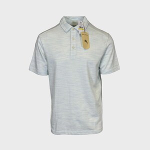 Tommy Bahama Men's Air Blue T-Shirt Ocean Sails Knit Polo 3 Buttons S/S (S62) Gift image 2