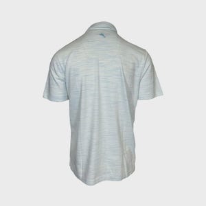 Tommy Bahama Men's Air Blue T-Shirt Ocean Sails Knit Polo 3 Buttons S/S (S62) Gift image 4