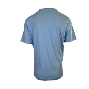 Tommy Bahama Men's Breaker Blue T-Shirt V-Neck Bali Skyline Orange Logo (S52) Gift image 3