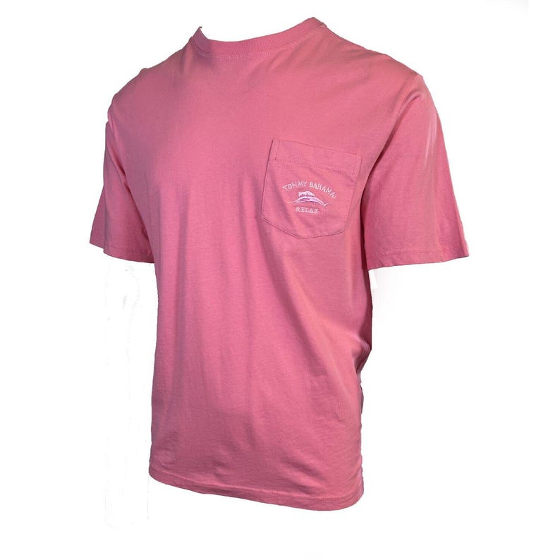 Tommy Bahama Men's Rose Blush T-Shirt Relax Crew Neck Bali Skyline Tee (S39) Gift image 2