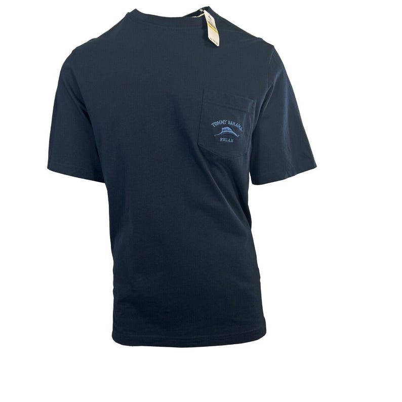 Tommy Bahama Men's Blue Note T-Shirt Relax Crew Neck Bali Skyline Tee (S19) Gift image 4