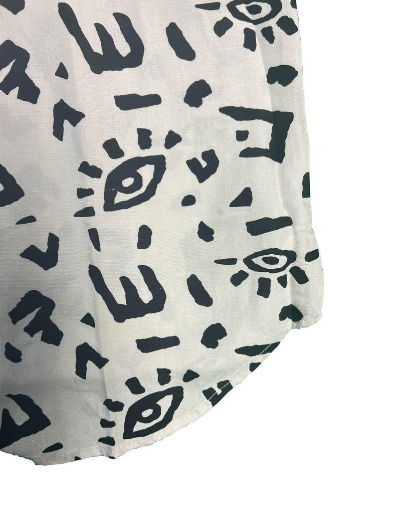 Camicia da donna Rip Curl color bianco sporco con stampa all-over "The Search" a maniche lunghe (S02) - Regalo immagine 7