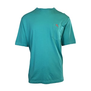 Tommy Bahama Men's Ming Jade T-Shirt Crew Neck Bali Skyline Pink Logo Tee (S34) Gift image 1
