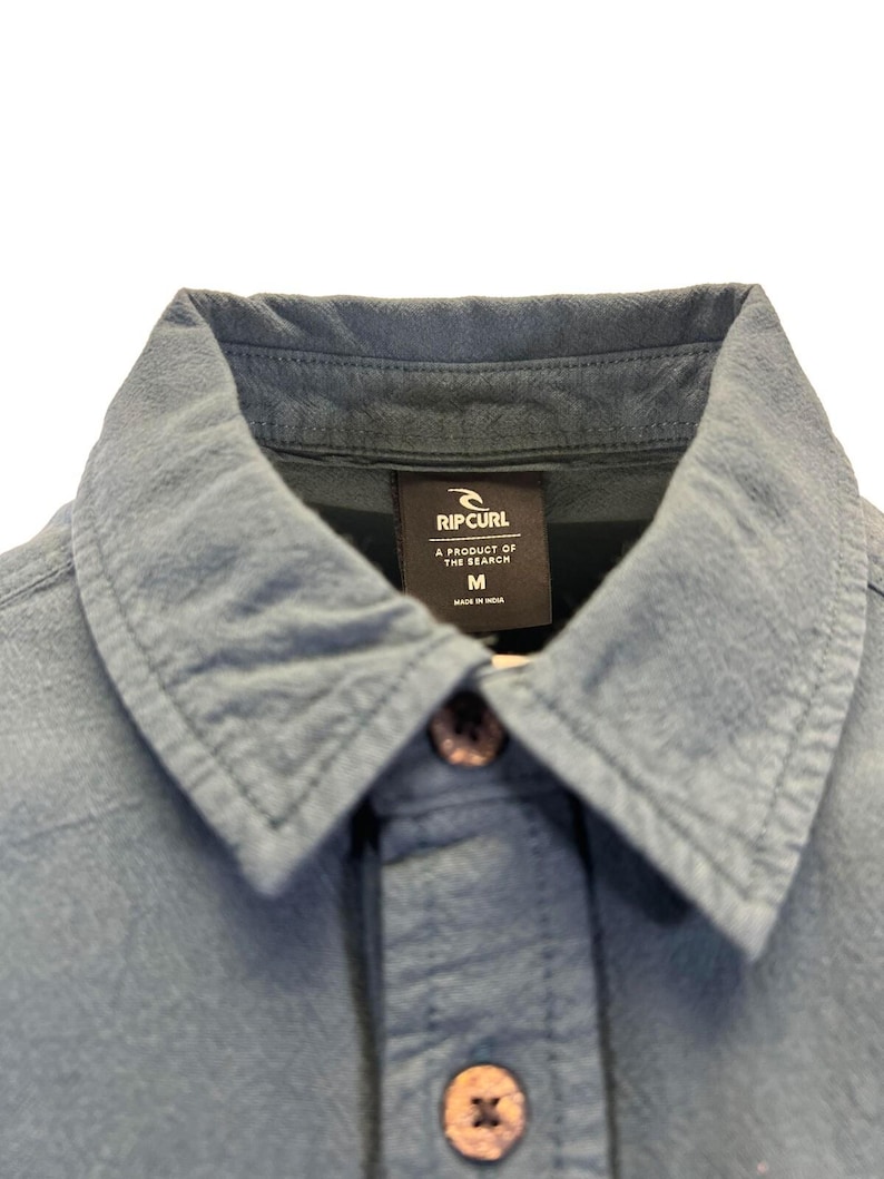 Rip Curl Herr Svart & Furu Nattskjorta Classic Surf Washed S/S (S15 - S16) Gåva bild 10