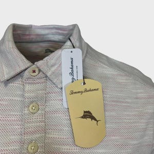 Tommy Bahama Men's Festival T-Shirt Ocean Sails Knit Polo 3 Buttons S/S (S63) Gift image 6