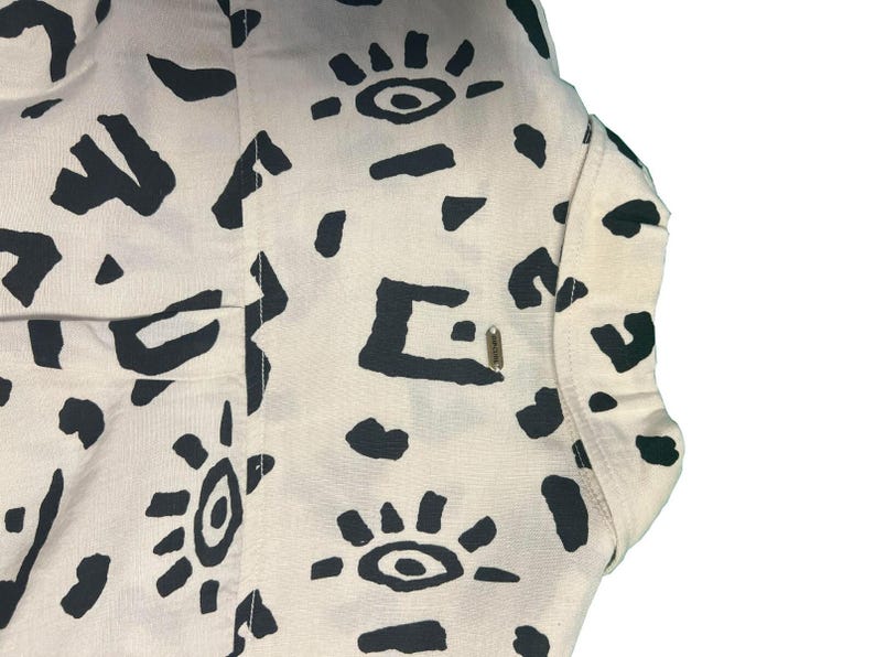 Camicia da donna Rip Curl color bianco sporco con stampa all-over "The Search" a maniche lunghe (S02) - Regalo immagine 9