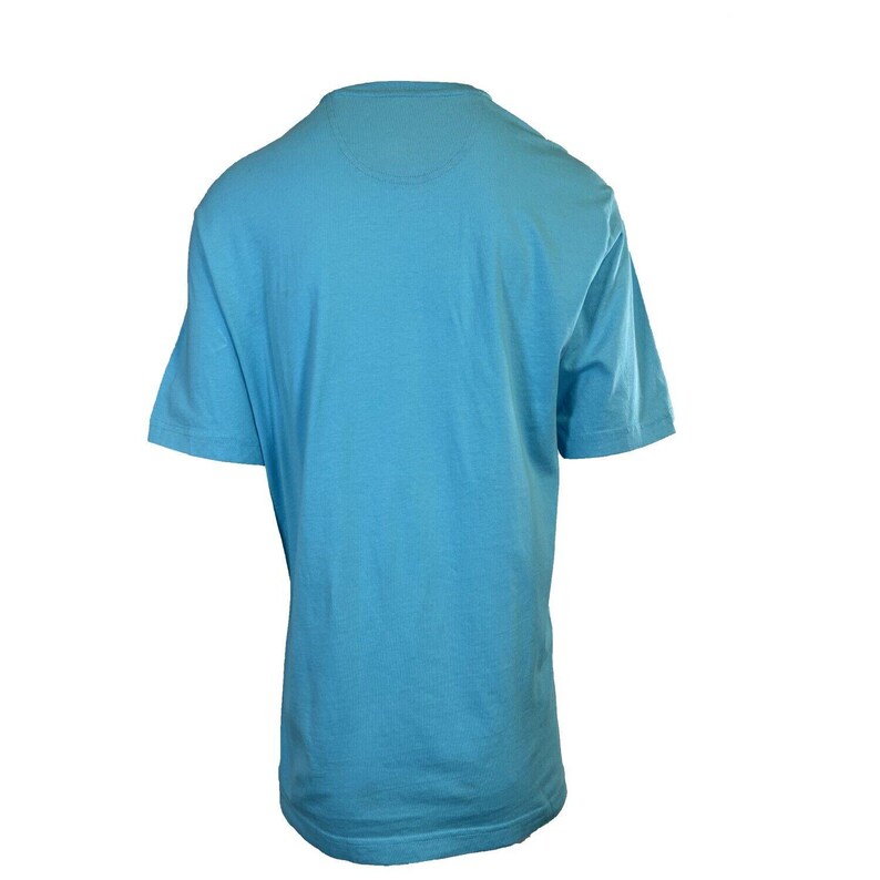 Camiseta Tommy Bahama para hombre, azul neón, cuello en V, Bali Skyline, logo rosa (S59) Regalo imagen 3