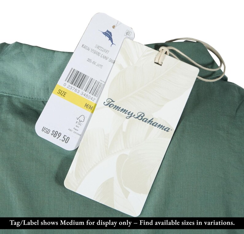 Tommy Bahama Damen DK Jade Shirt Kauai Hybrid Camp Tencel (S01) Geschenk Bild 8