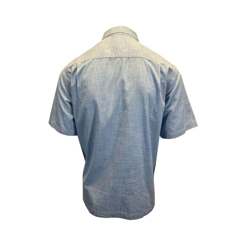 Tommy Bahama Men's Big Sky Blue Shirt Button Up Short Sleeve (S09) Gift image 3