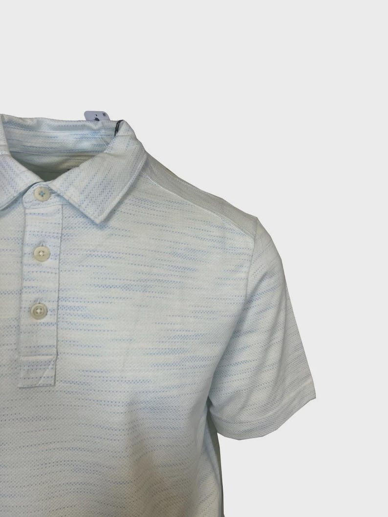 Tommy Bahama Men's Air Blue T-Shirt Ocean Sails Knit Polo 3 Buttons S/S (S62) Gift image 10