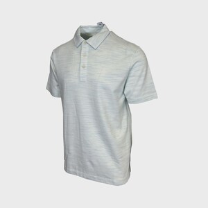 Tommy Bahama Men's Air Blue T-Shirt Ocean Sails Knit Polo 3 Buttons S/S (S62) Gift image 3