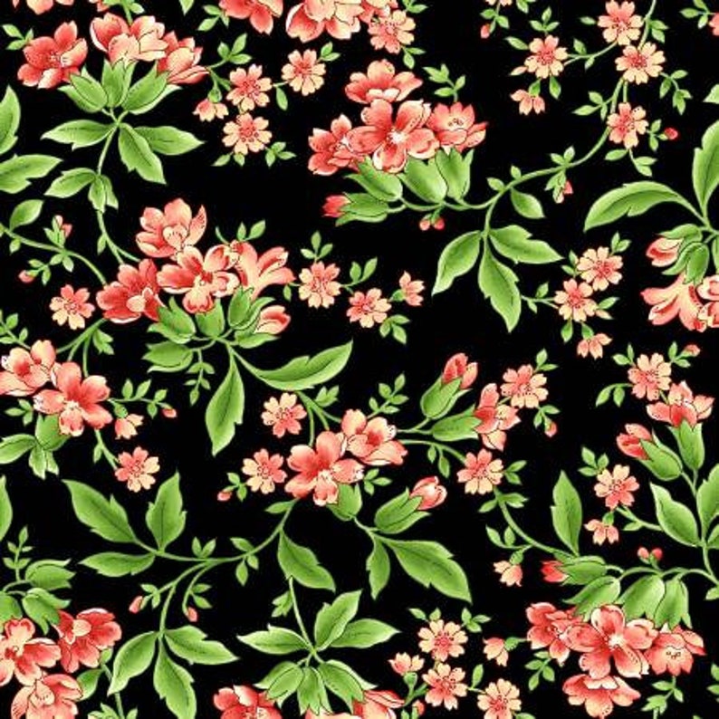 24 Pieces Green Leaves Floral Fat Quarter Bundle Pink Stripes Maywood Studio Precut Quilt Fabric Sommersville White