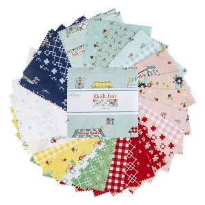 Quilt Fair Fabric Squares: Riley Blake 5-inch Charm Pack