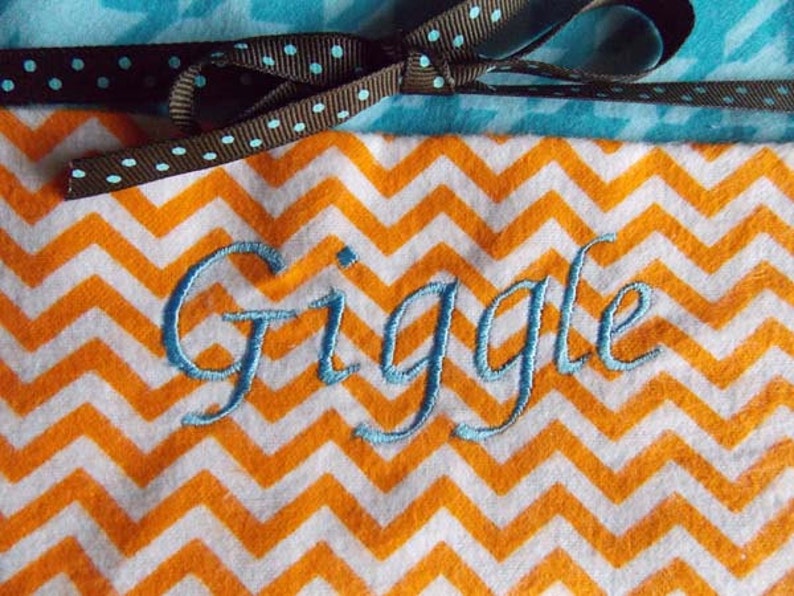 Baby Boy Burp Cloth With Pocket Set of 2 Flannel Terry Etsy