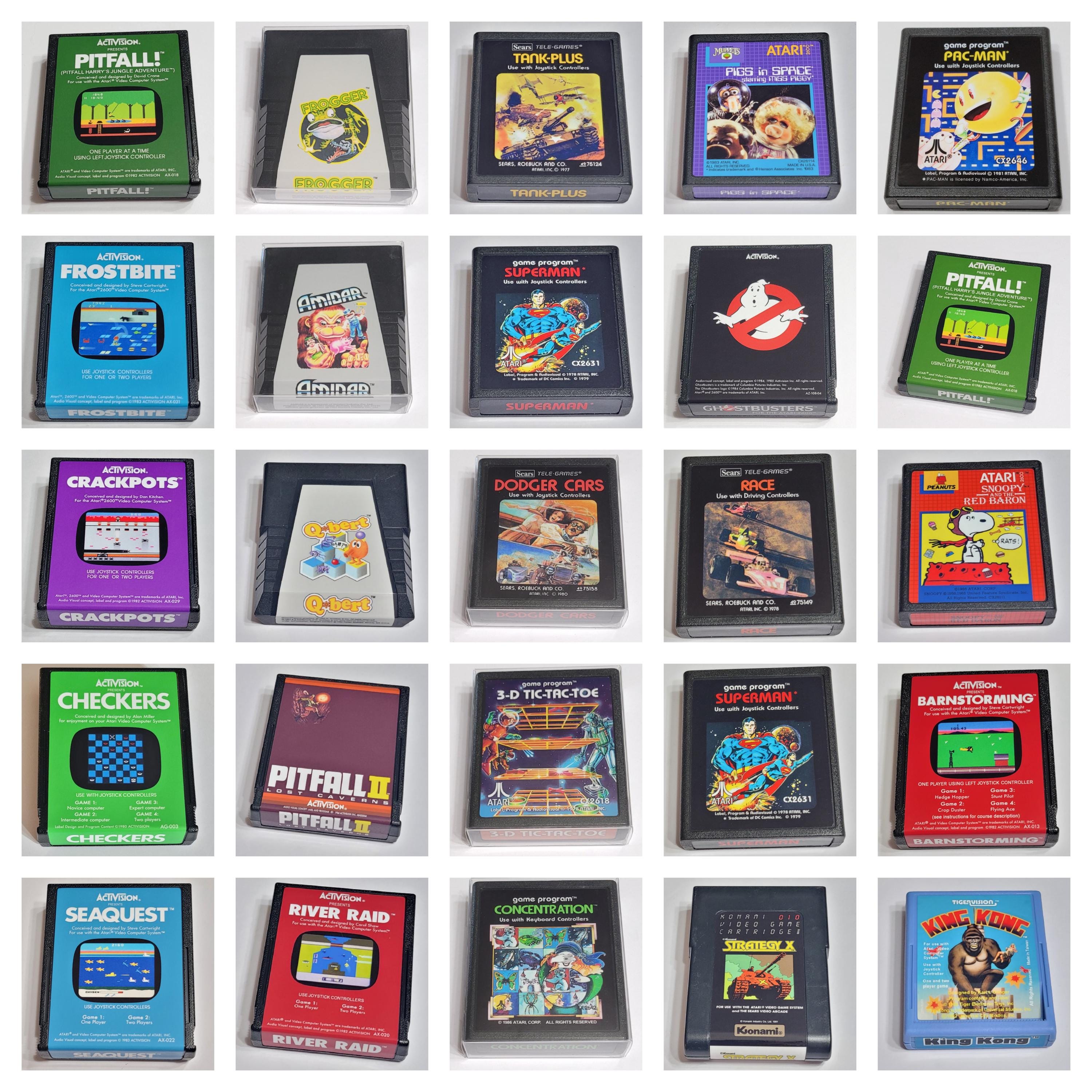 Original Atari 2600 Games With Nice Custom Labels - Etsy