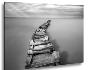 Milwaukee Atwater Beach Photography, Lake Michigan Coastal Wall Art Print