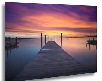 Madison Wisconsin Sunrise Olin Park Lake Monona Photography Print
