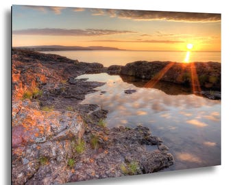 Lake Superior Sunrise Wall Art | Minnesota North Shore Landscape Photography Print