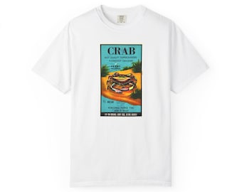 Crab Brand Firecrackers T-Shirt — Vintage 4th of July Fireworks Art | Comfort Colors | America's 250th