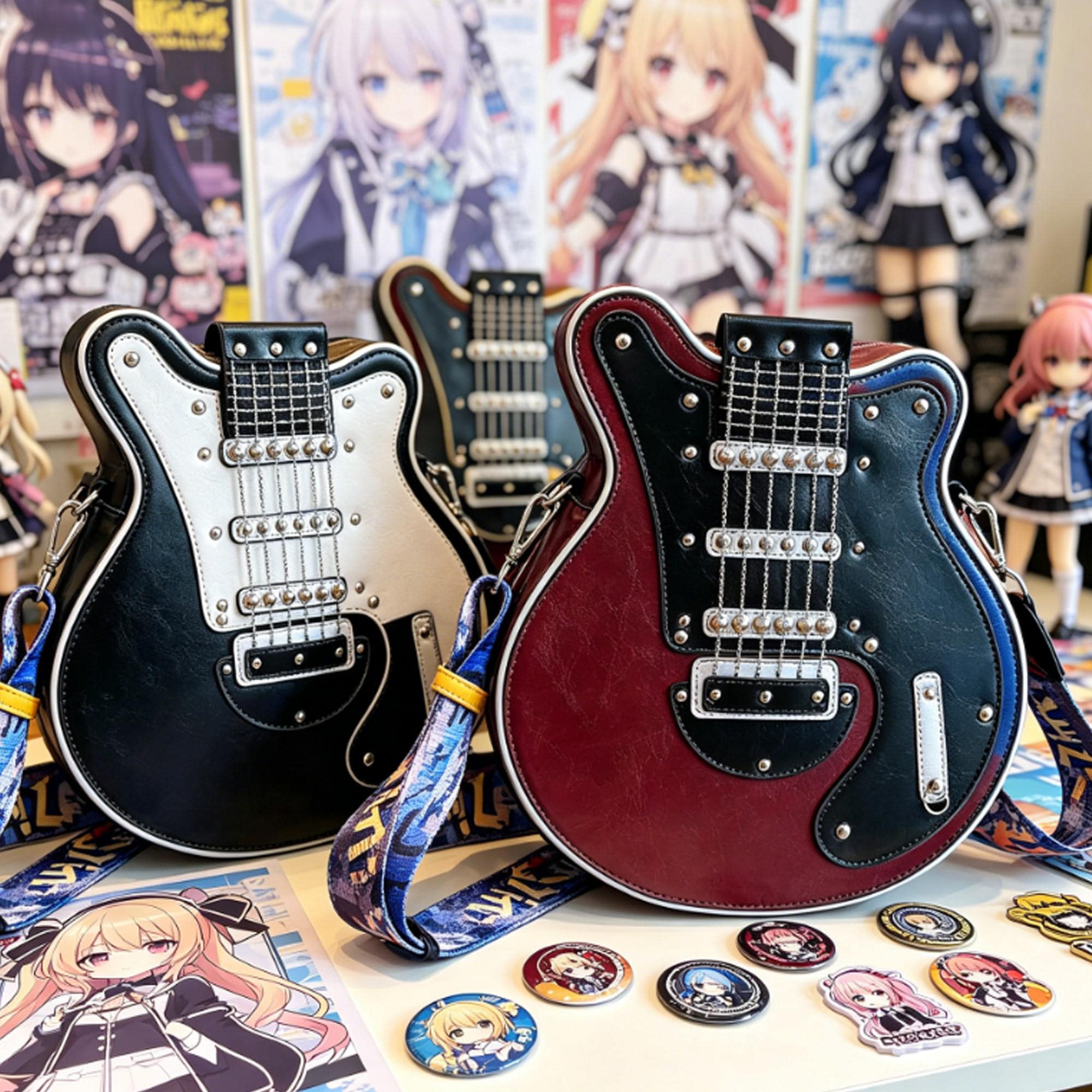 Guitar shaped crossbody bag - Etsy 日本