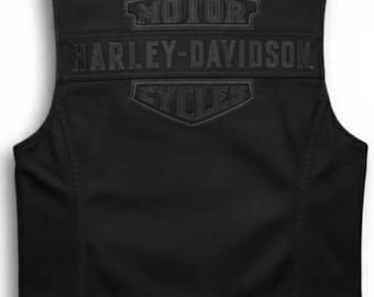 Handgefertigte Baumwolle Harley Herren Passing Link Biker Weste Davidson Motorrad Weste Top