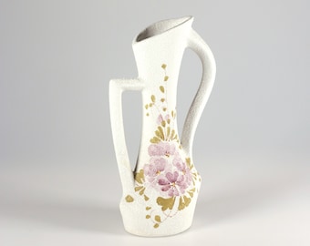 Vintage Ceramiche Giulianelli jarrón San Marino Fat Lava 1960 mediados de siglo estilo Bertoncello Roberto Rigon