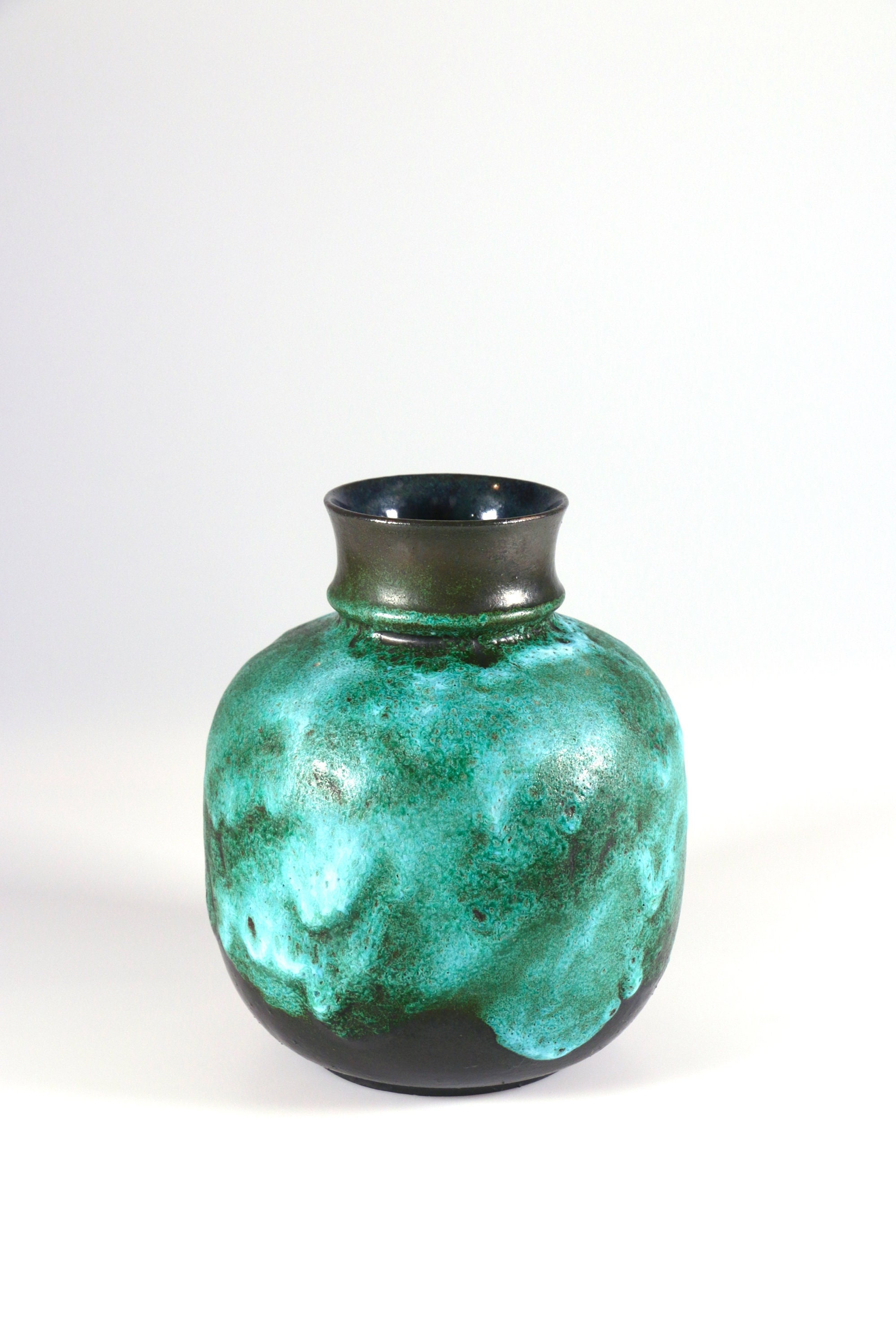 Ruscha Keramik 花瓶 Amazonas decor 876、西ドイツ Fat Lava 陶器