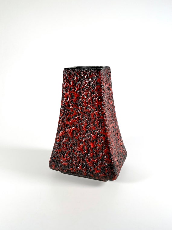 1点もの Fat Lava 植木鉢 Fohr Keramik 1960年代 1点もの Fat Lava