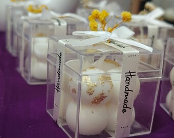 Candela profumata handmade – scatola regalo elegante