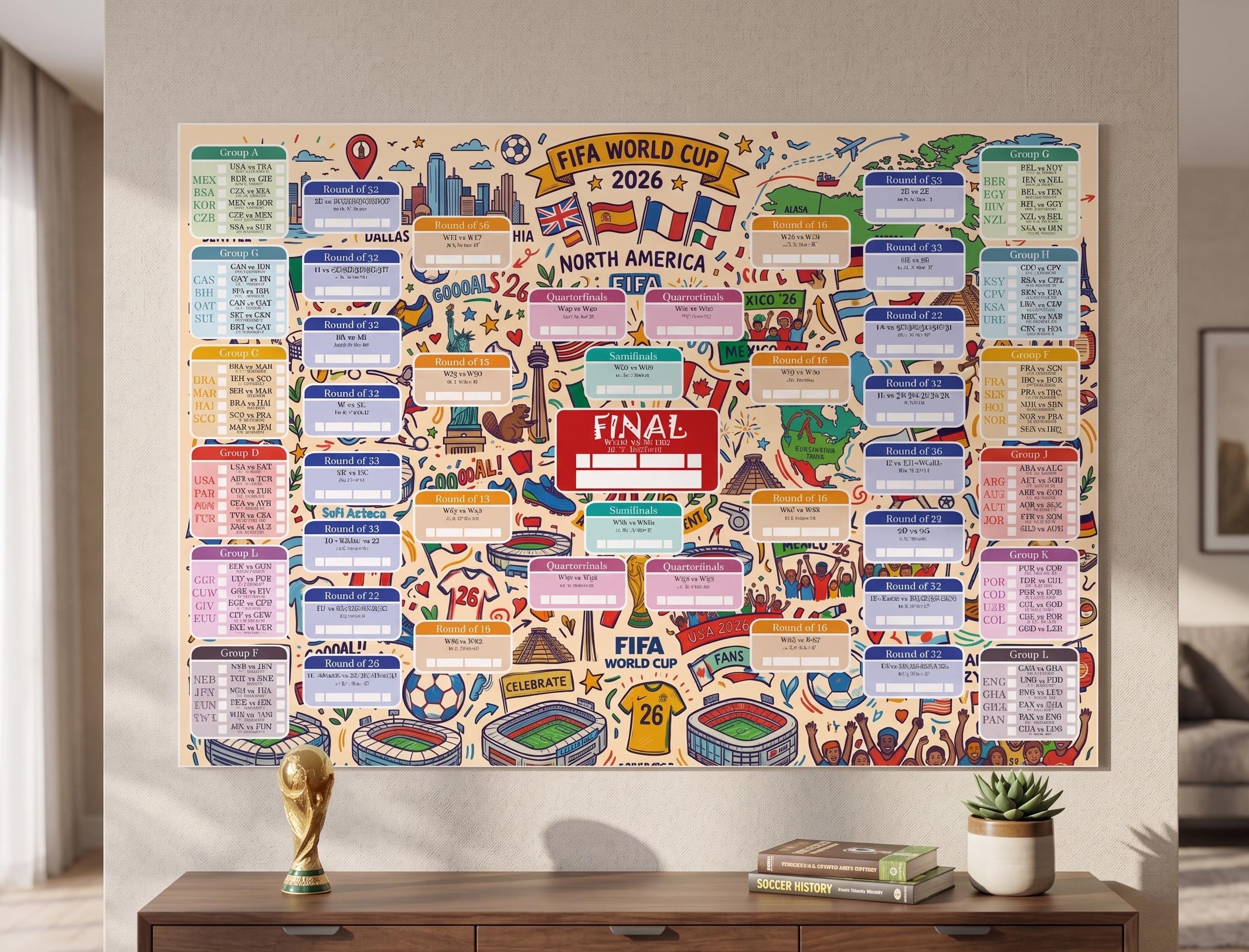 World Cup A1 Print - Etsy
