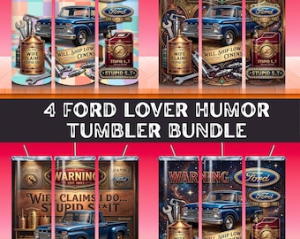 Ford Truck Tumbler Wrap – Funny Sarcastic Wife Quote, Retro Sublimation PNG (Digital Download)