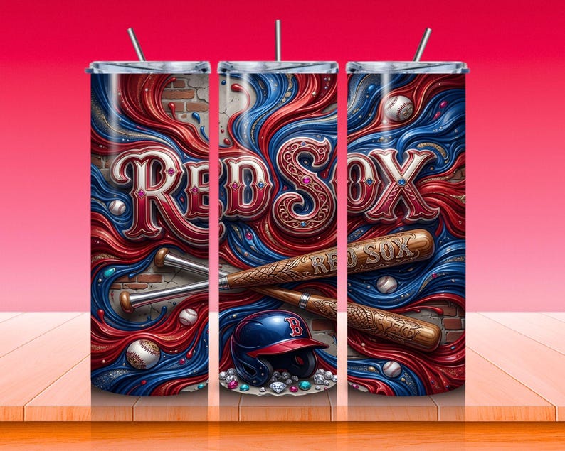 Graffiti basebollmössa med omslagspapper | 30 lag PNG (sublimeringsdesign för smala tumblers på 20oz) bild 16