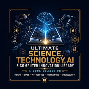 Science & Technology E-Book Bundle | Physics, Space, AI, Robotics, Programming , Computer Science Library