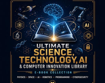 Science & Technology E-Book Bundle | Physics, Space, AI, Robotics, Programming , Computer Science Library